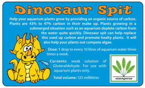 Dinosaur Spit Label